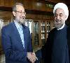 اولین جلسه مشترک روحانی با لاریجانی درخصوص کابینه دولت آینده