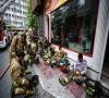 آتش سوزی گسترده در خیابان ولیعصر