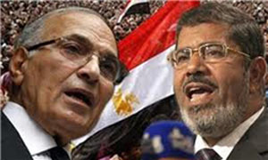 دور دوم انتخابات ریاست جمهوری مصر تا ساعاتی دیگر آغاز می شود و مردم مصر از بین دو نامزد اسلامگرا و نامزد مورد حمایت غرب و شورای نظامی باید یکی را انتخاب کنند. 
   
  
 
 
