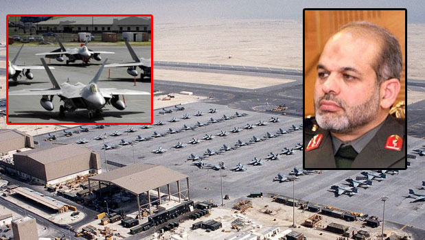 وزیر دفاع ایران درباره پیامدهای استقرار جنگنده های اف بیست و دو آمریکا در امارات عربی متحده هشدار داد .
