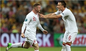 تیم فوتبال انگلیس با برتری مقابل اوکراین به عنوان تیم اول گروه چهارم راهی مرحله یک چهارم نهایی جام ملت های اروپا ۲۰۱۲ شد