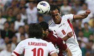 تیم ملی فوتبال ایران در حضور ۱۰۰ هزار تماشاگر مقابل قطر متوقف شد.
