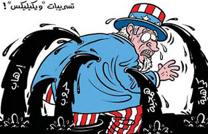 	رسانه های جهان عرب هر روز ایده های انتقادی خود درباره مسائل مختلف داخلی، منطقه ای و بین المللی را در قالب کاریکاتور بیان می کنند که به برخی از این کاریکاتورها اشاره می شود.