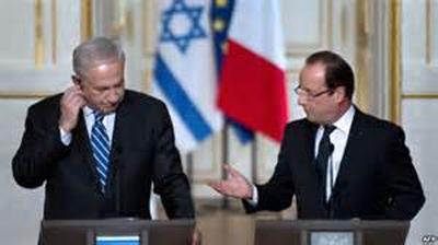 رئیس جمهوری فرانسه به نخست وزیر رژیم صهیونیستی اطمینان داد، کشورش در قبال ایران، قاطعانه عمل می‌کند.