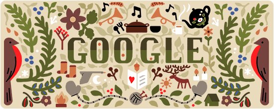 امروز ۲۳ دسامبر در واپسین روزهای سال ۲۰۱۸ ، گوگل به پیشواز جشن کریسمس رفت و لوگوی خود را تغییر داد.