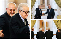 دیروز سفر دوره یی اخضر ابراهیمی نماینده ویژه سازمان ملل در امور سوریه به منطقه، به ایستگاه ایران رسید.