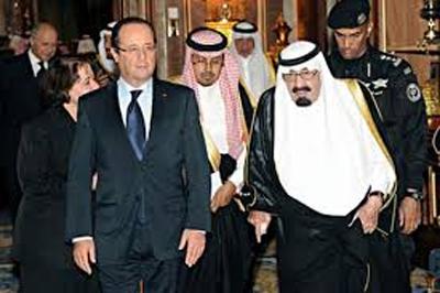 رئیس جمهور فرانسه در دیدار با ملک عبدالله تاکید کرد: ما حامی برنامه های هسته ای ایران هستیم زیرا برخورداری از انرژی هسته ای صلح آمیز، حق هر کشوری است.