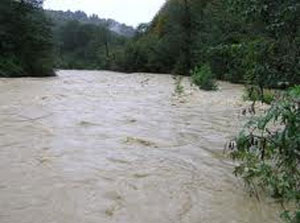 بارش شدید باران و جاری شدن سیل امروز در برخی از مناطق گیلان خسارت برجا گذاشت